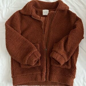 Elodie Brown Teddy Jacket